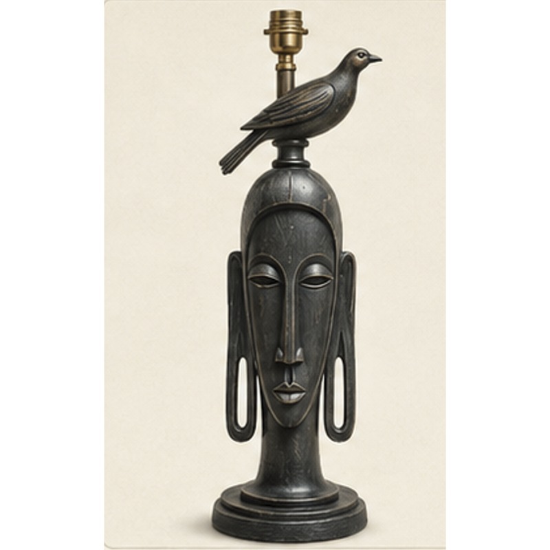 Bird Crown Mask Lamp Base — catalogue reference