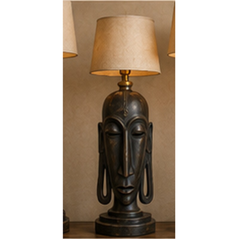 Mask Face Lamp Base — catalogue reference