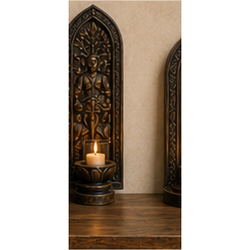 Standing Figure Niche Candle Holder — catalogue reference