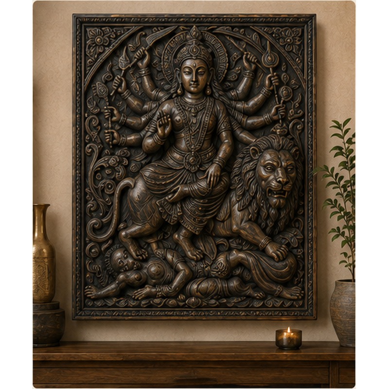Contemporary Ma Durga Panel — catalogue reference