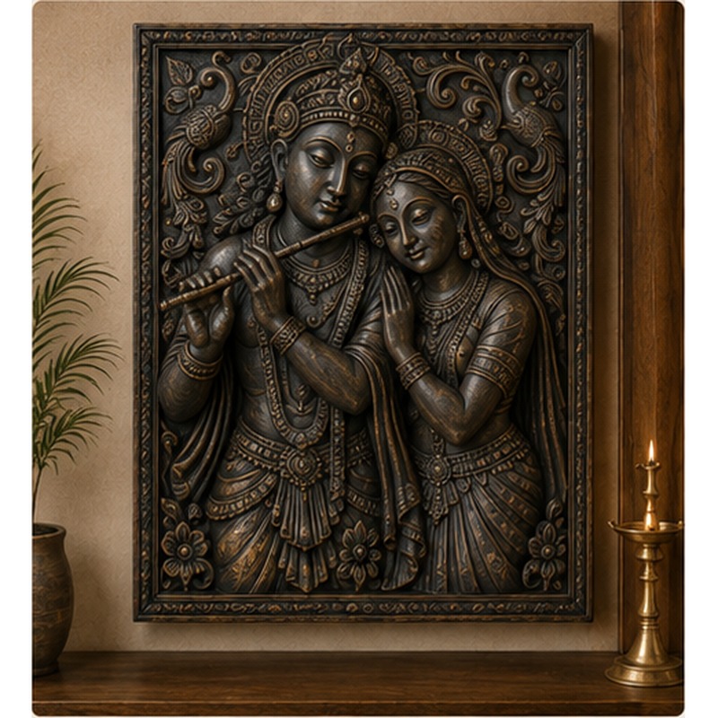 Radha Krishna Harmony Panel — catalogue reference