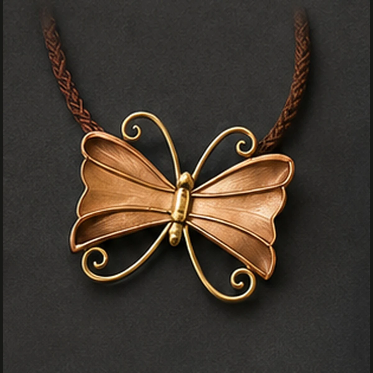 Sculpted Butterfly Pendant · HJ-AD-006
