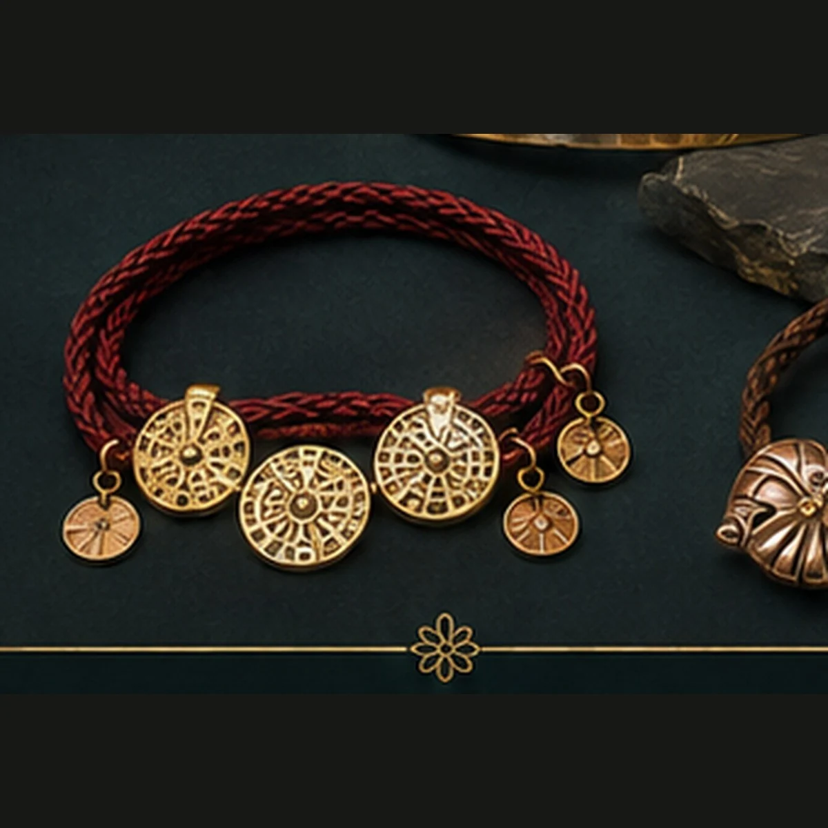 Coin Charm Bracelet · HJ-AD-028