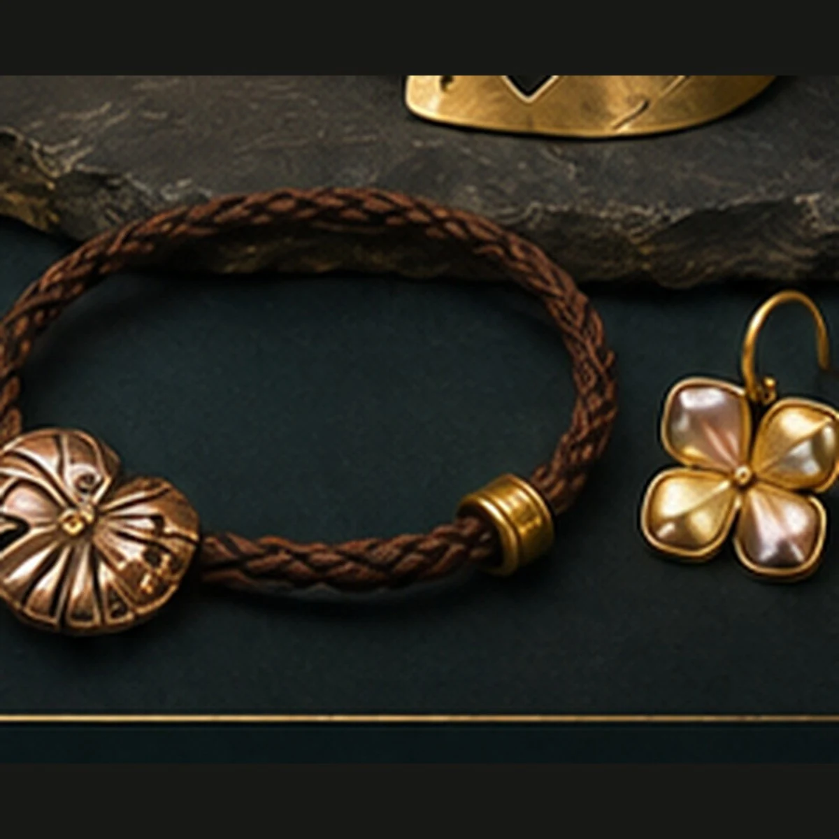 Copper Flower Bracelet · HJ-AD-029