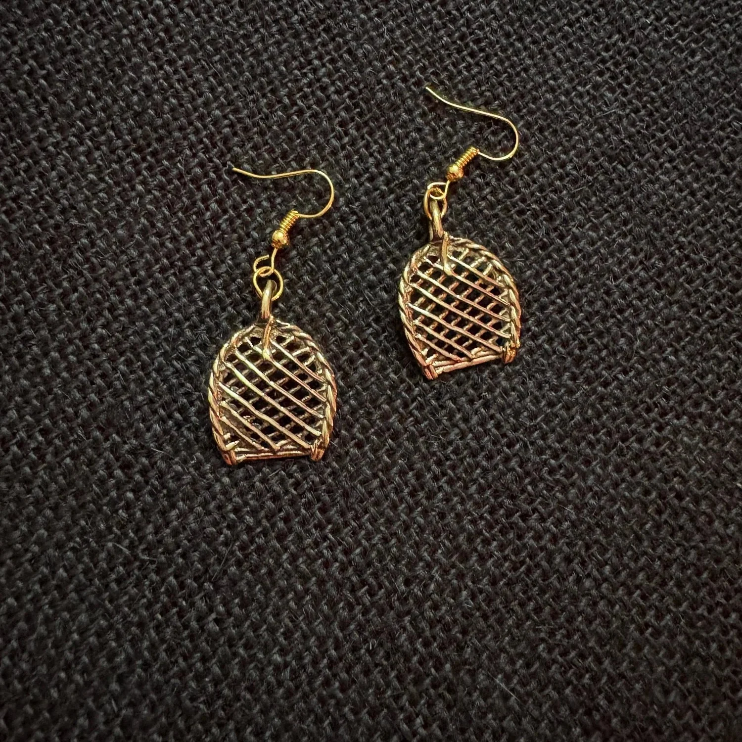 Woven Drop Earrings · HJ-ER-007