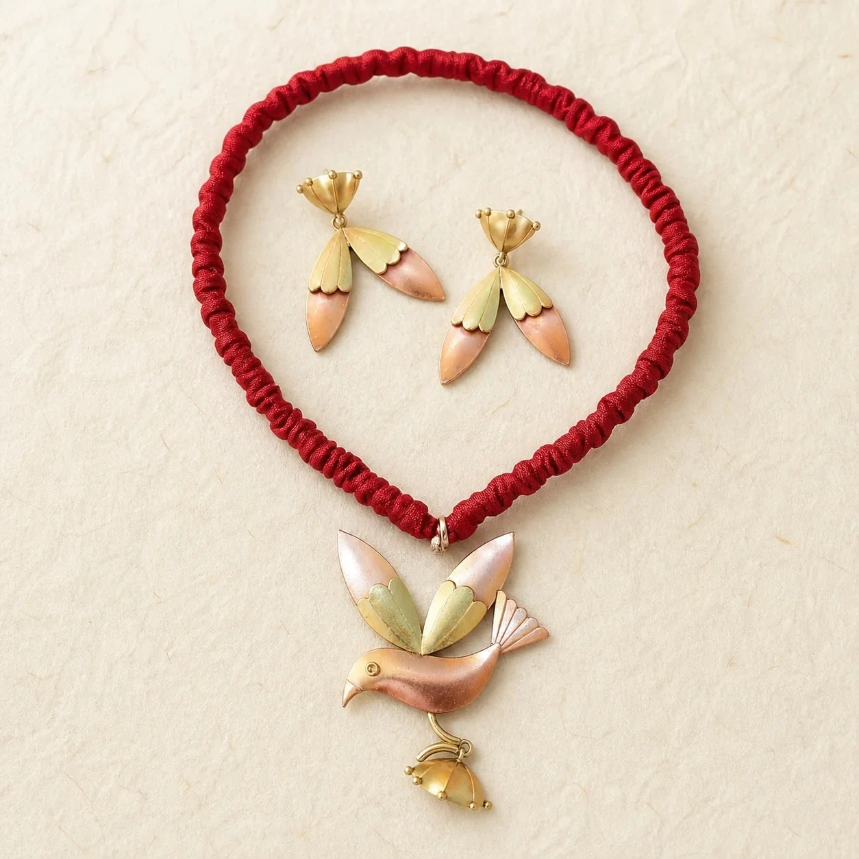 Bird & Lotus Set · HJ-NS-001