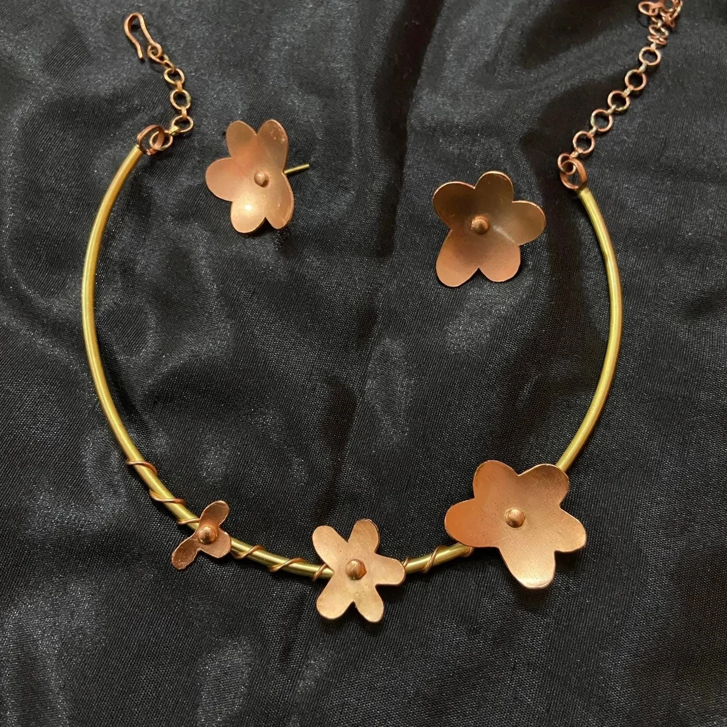 Copper Blossom Collar · HJ-NS-008